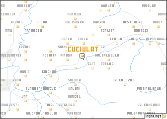 map of Cuciulat