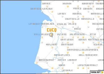 map of Cucq