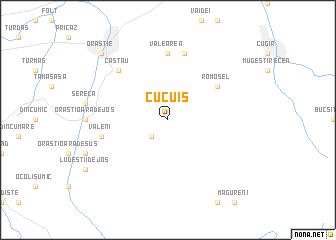 map of Cucuiş