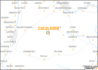 map of Cuculeasa