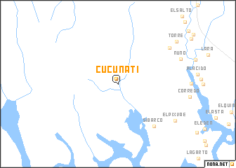 map of Cucunatí