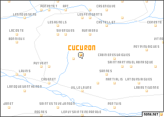 map of Cucuron