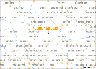 map of Cudum Govêrno