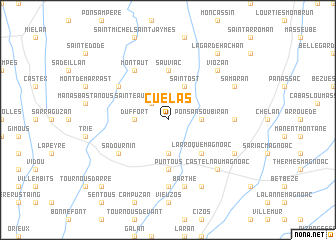 map of Cuélas