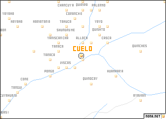 map of Cuelo