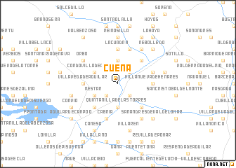 map of Cuena