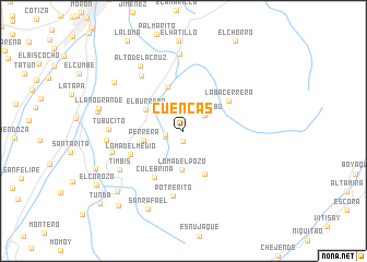map of Cuencas
