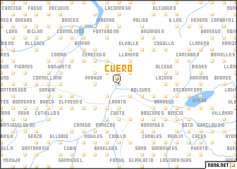 map of Cuero