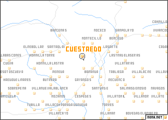 map of Cuestaedo