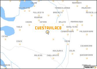 map of Cuesta Vilaco