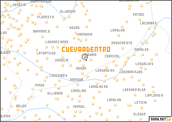 map of Cueva Adentro