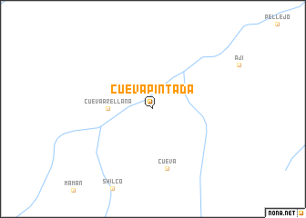 map of Cueva Pintada