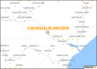 map of Cuevas del Almanzora