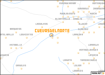 map of Cuevas del Norte