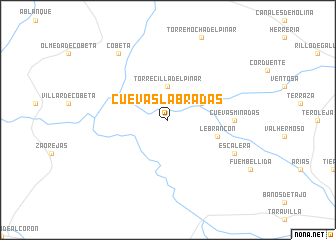 map of Cuevas Labradas