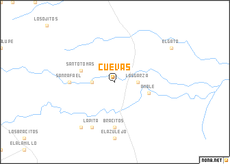 map of Cuevas