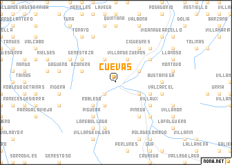 map of Cuevas