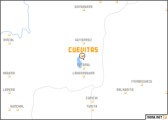 map of Cuevitas