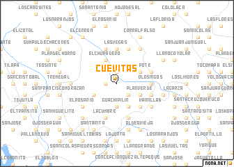 map of Cuevitas