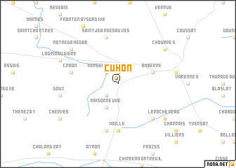 map of Cuhon
