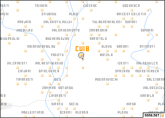 map of Cuib