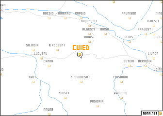 map of Cuied