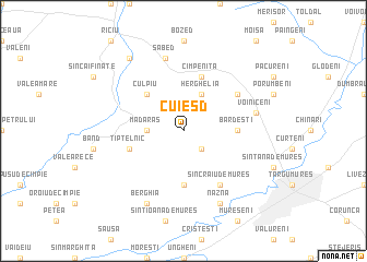 map of Cuieşd