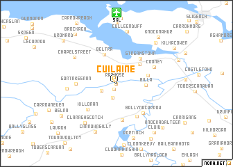 map of Cúil Áine