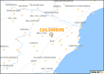 map of Cúil Ghréine