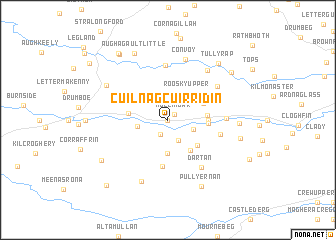 map of Cúil na gCuirridín