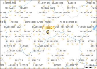 map of Cuiñas