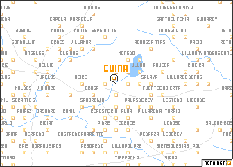 map of Cuiña