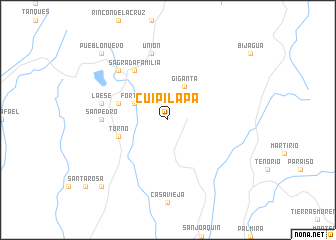 map of Cuipilapa