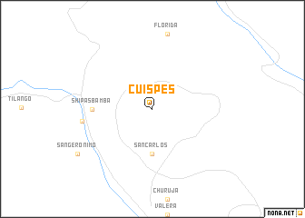 map of Cuispes