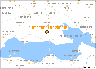 map of Cuitzeo del Porvenir