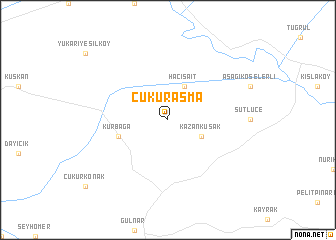 map of Çukurasma