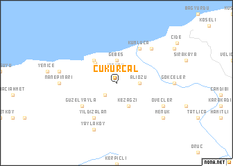 map of Çukurçal
