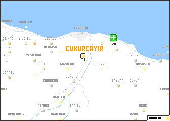 map of Çukurçayır