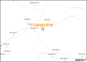 map of Çukurçayır