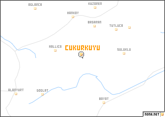 map of Çukurkuyu