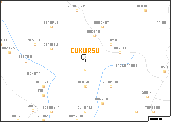 map of Çukursu