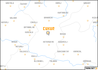 map of Çukur