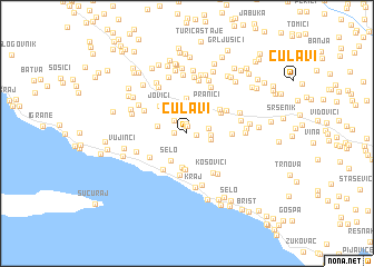 map of Čulavi