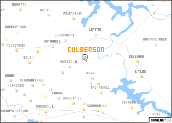 map of Culberson