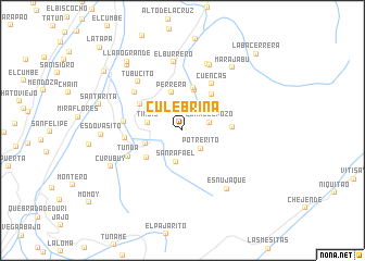 map of Culebrina