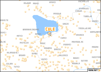 map of Čule