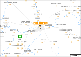 map of Culiacán