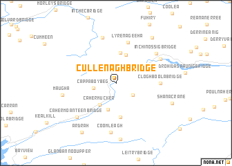 map of Cullenagh Bridge