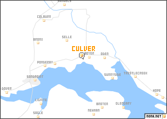 map of Culver