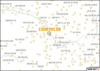 map of Cumanacoa